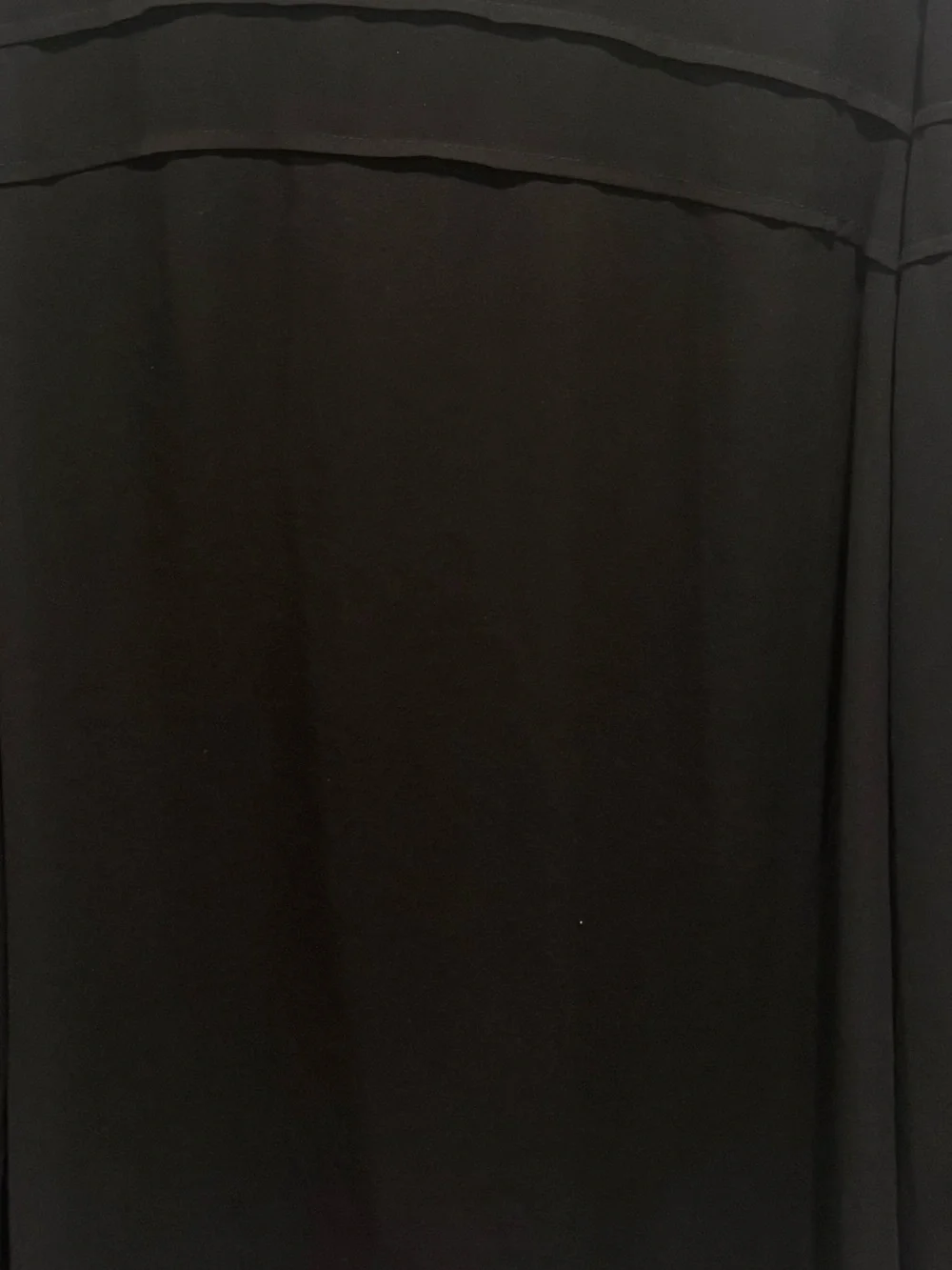 LOFT Black Paneled Yoke Blouse Size XS